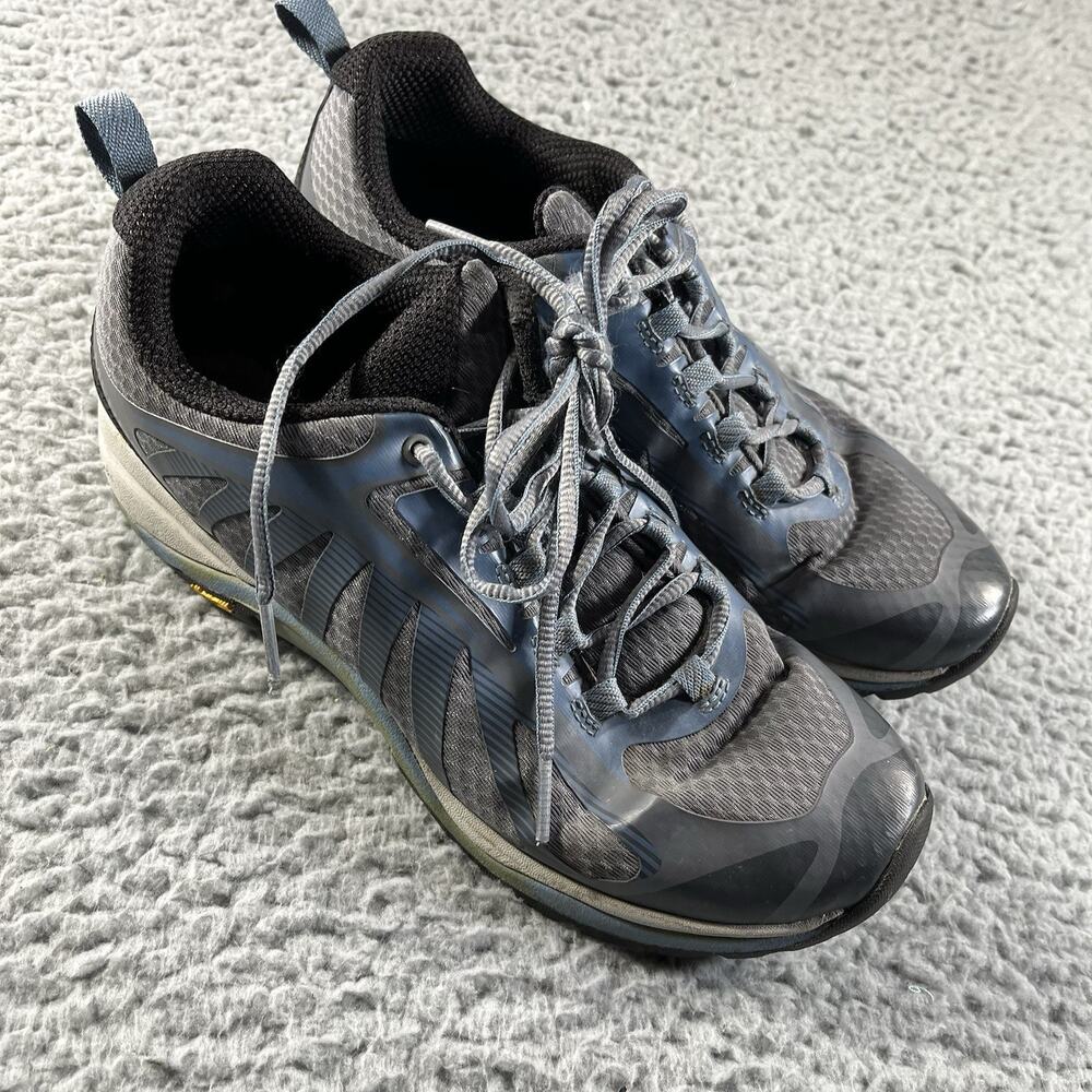 Merrell Siren Edge 3 Waterproof Hiking Shoes Gray Blue Women's 8.5 J034434